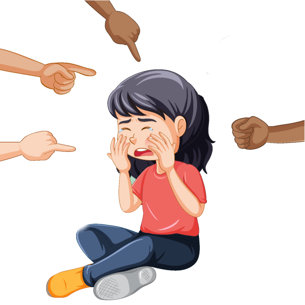 Ilustración temática del bullying